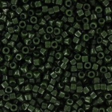 Miyuki delica Beads 11/0 - Opaque forest dyed DB-663